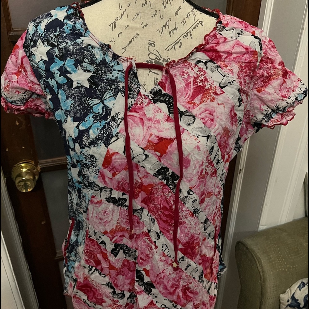 Koi Scrub Top